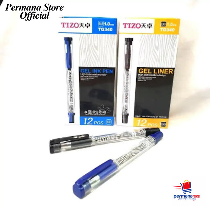 

Bolpen/Bolpoint/Ballpen/Gel Pen Tizo TG340 1.0mm ( PACK )