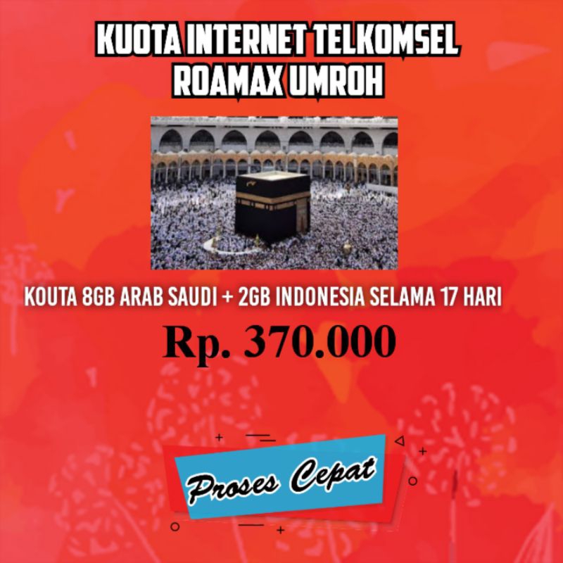Kouta internet telkomsel roamax 8GB +2 gb indonesia