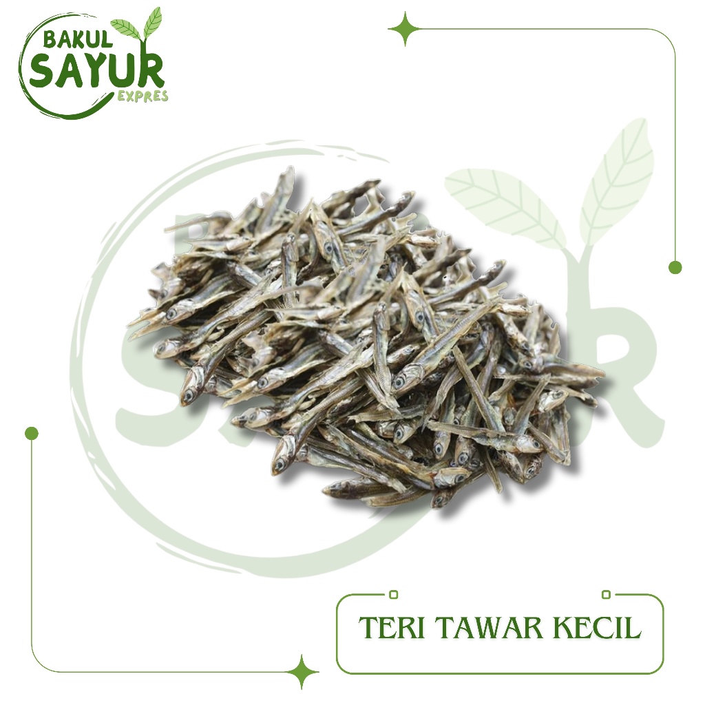 

Ikan Teri Tawar kecil 250gr | Bakul Sayur Expres