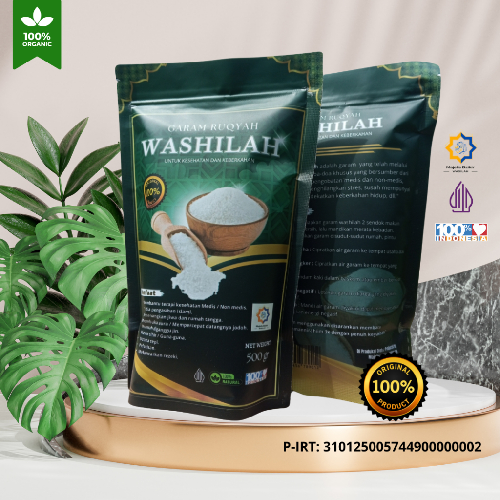 

[PALING DICARI ]Garam Ruqyah Washilah 100% Original By Majelis Dzikir Washilah - Kemasan 500gr