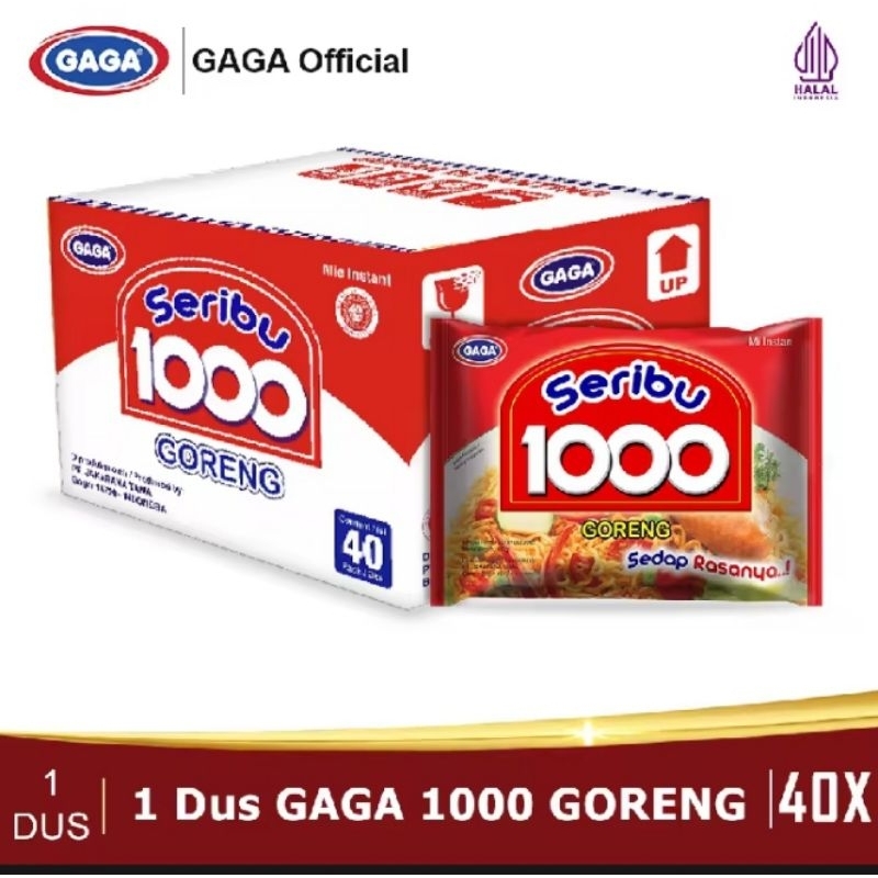 

GAGA 1000 Mie Goreng Special 50g 40pcs