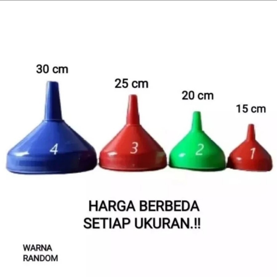 Corong Bensin Minyak Plastik Besar / Corong Plastik Serbaguna JUMBO Awet Tebal