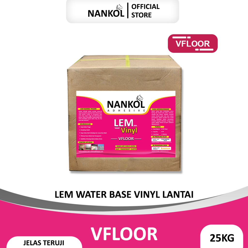 

Nankol VFLOOR 25KG - Lem Vinyl Lantai Waterbase