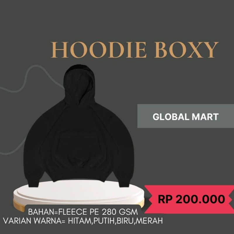 Hoodie Boxy Polos