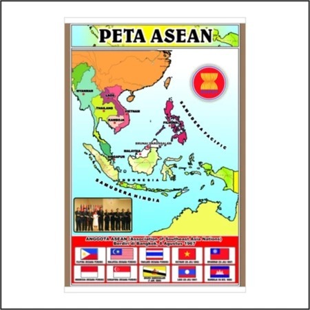 Cyailaa Peta Gulung Peta Dunia Peta Indonesia 38 Peta Provinsi Ukuran 80X120Cm Gratis Desain