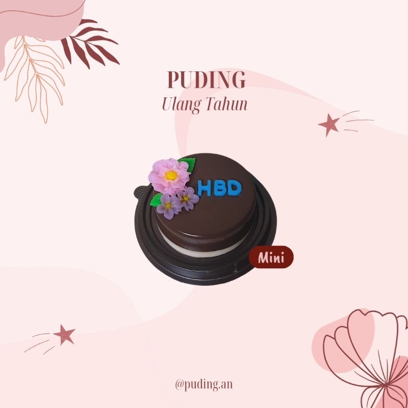 

Puding Ulang Tahun (Puding Bunga 3) - D10cm