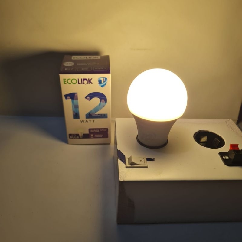Lampu Led Bulb Ecolink 12 Watt Bergaransi 1 Tahun