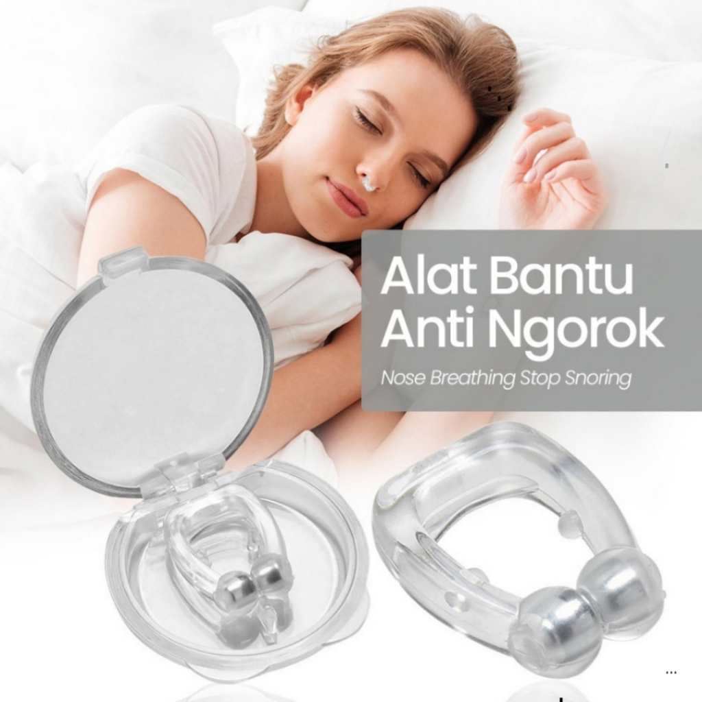 Alat Anti Ngorok Dengkur Magnet - Snore Stopper - Nose Breathing Stop Snoring Magnetic terbaik HIGH 