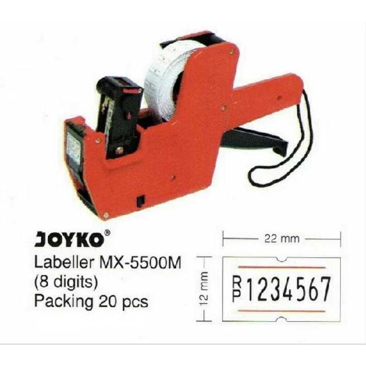 

Alat Mesin Label Harga /Price Labeller Joyko 1 Baris 8 Digit MX-5500M