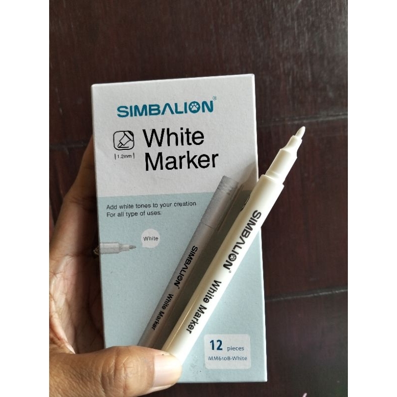 

Spidol Putih Simbalion (bisa diatas crayon Grasp)