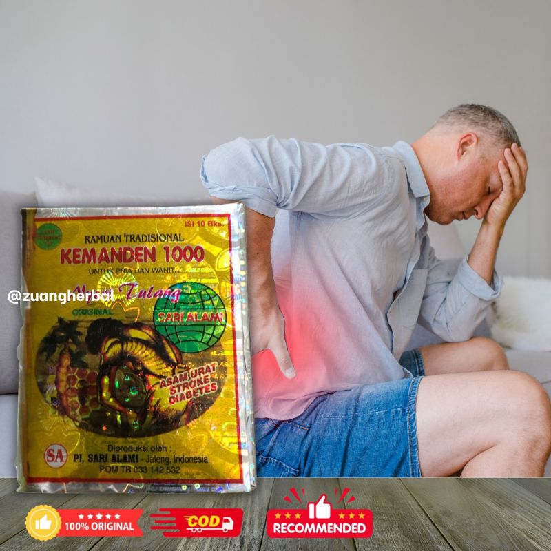 

Kemanden sewu serbuk herbal obat asam urat