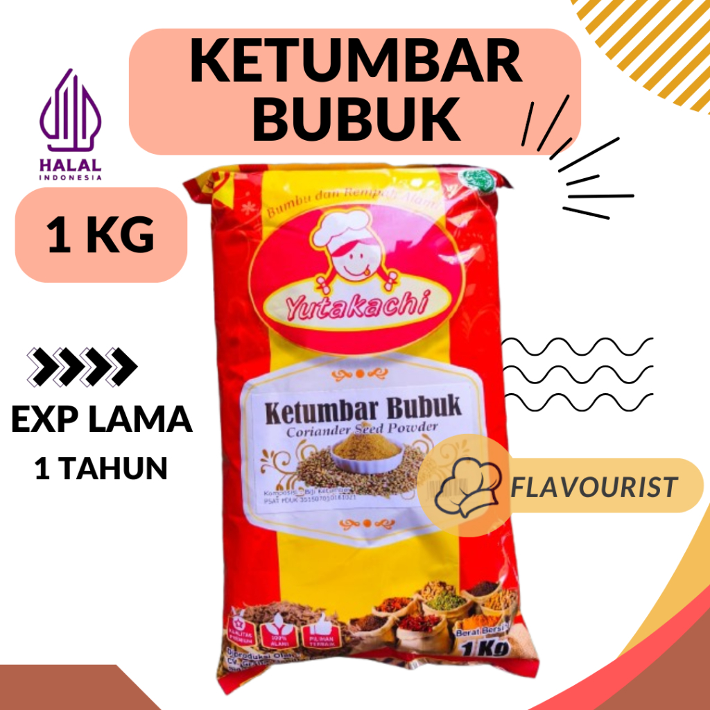 

Ketumbar Bubuk Yutakachi 1 Kg/Coriander Powder