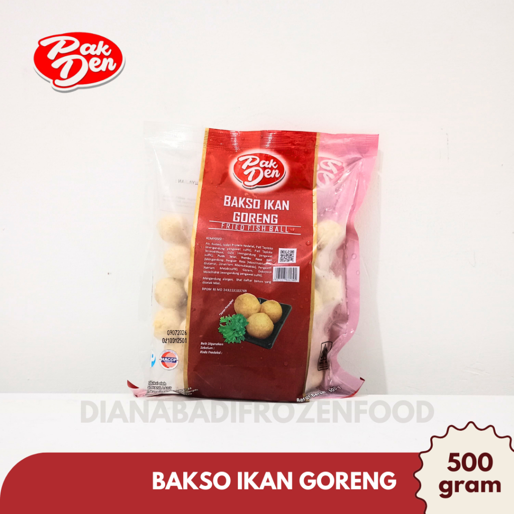 

PAK DEN Bakso Ikan Goreng 500Gr