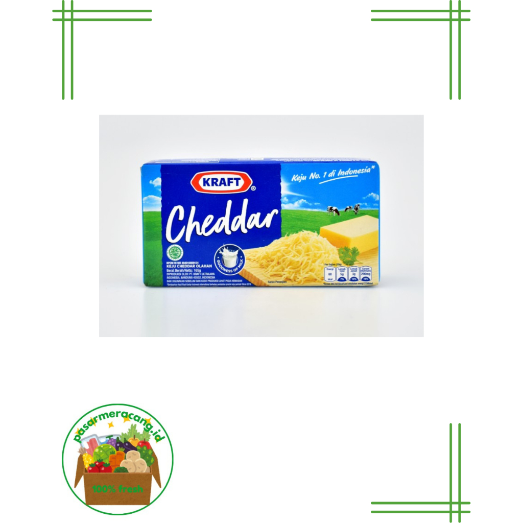 

Kraft Keju Cheddar 150gr