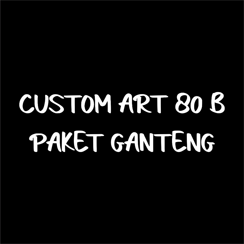 

PAKET GANTENG 80 STIKER VINYL LAMINASI DOFF