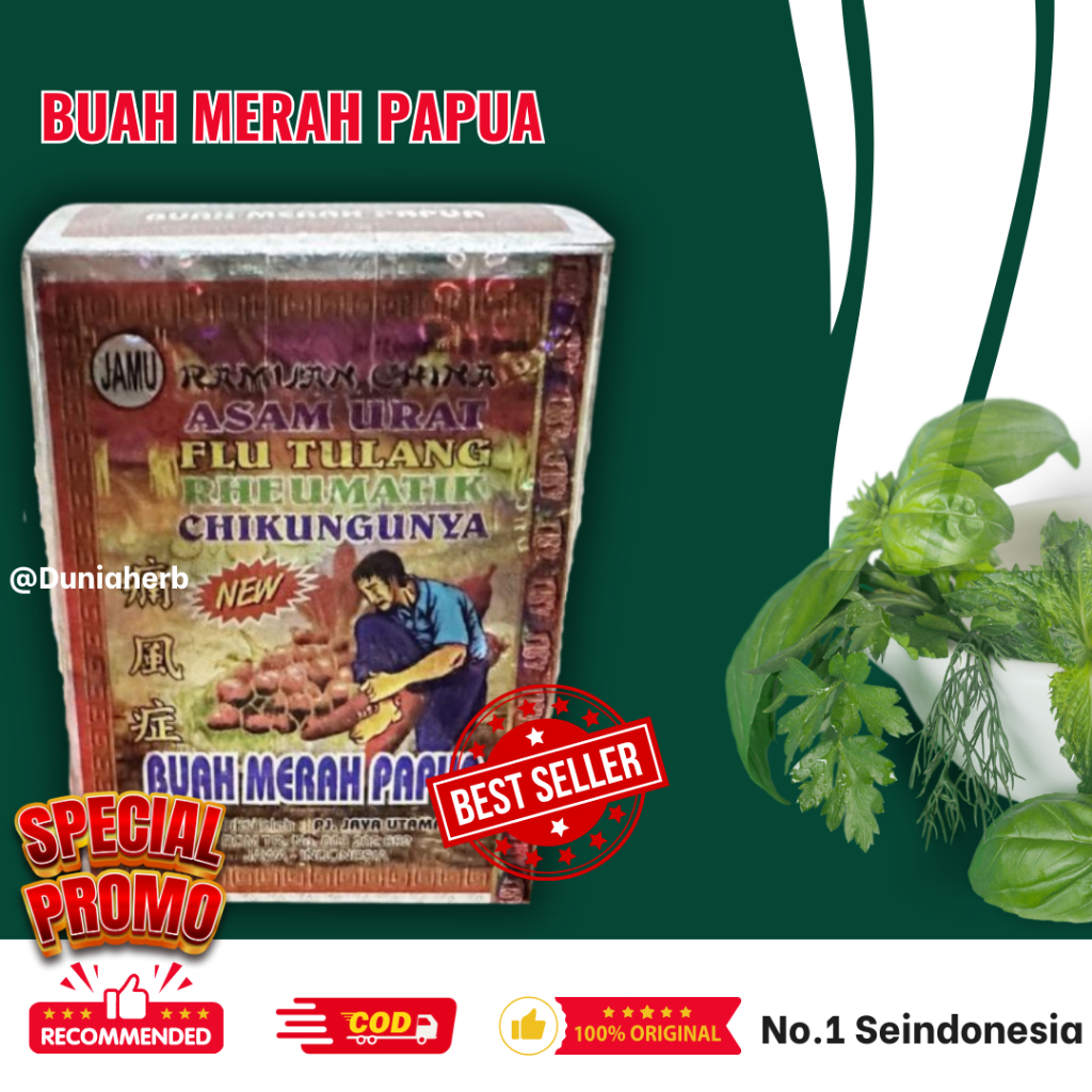 

Buah Merah Papua Serbuk Original Asam Urat