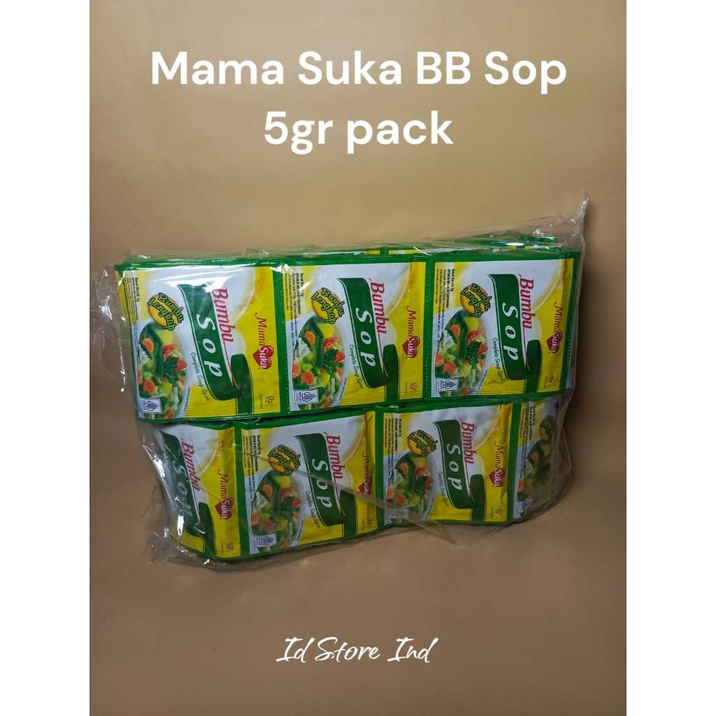 

Mama Suka Bumbu Instan Sop 5gr Kemasan Pack