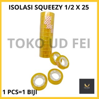 

(1 PCS=1 BIJI) Isolasi Squeezy/ Isolasi Squeezy 1/2 x 25Y/ Isolasi Squeezy kecil/ isolasi Kecil 1/2 x 25Y