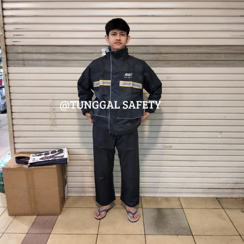 Jas Hujan AXIO Europe Pria Wanita Original Mantel Hujan Setelan AXIO Asli ORI 100% Termurah - Jas
