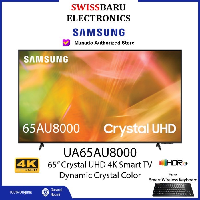 Samsung LED Crystal UHD 4K Smart TV 65 Inch 65AU8000