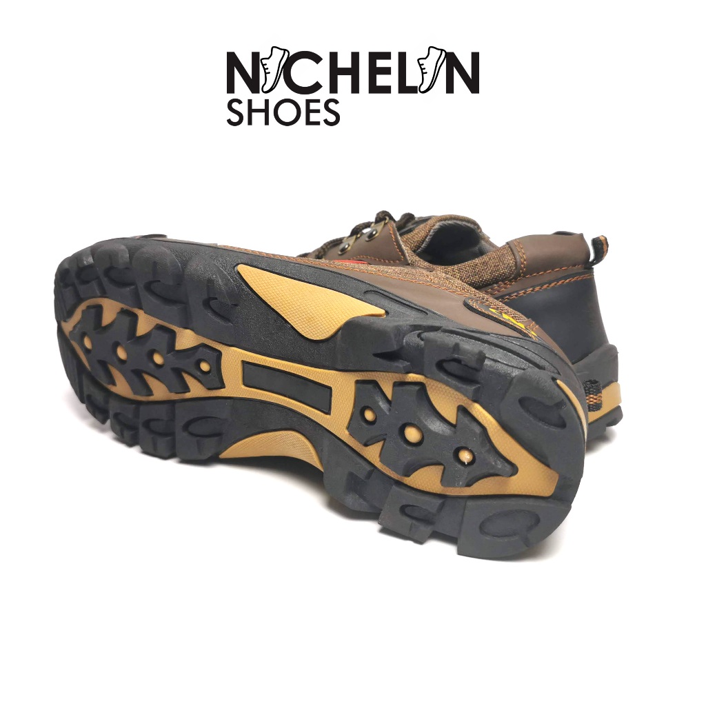 CUCI GUDANG SEPATU HIKING PRIA SEPATU TOURING SEPATU OUTDOR KERJA LAPANGAN SEPATU OLAHRAGA NICHELIN