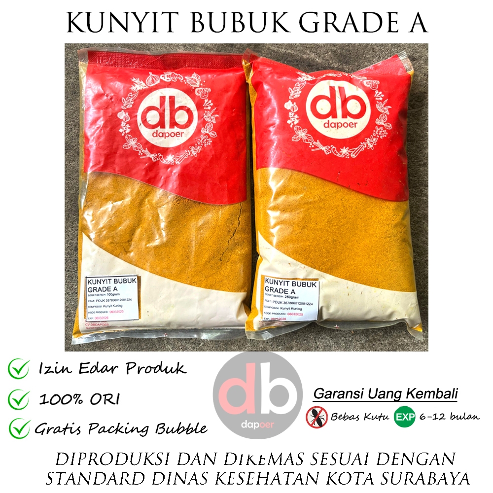

Bubuk Kunir 100gram Kunyit Bubuk