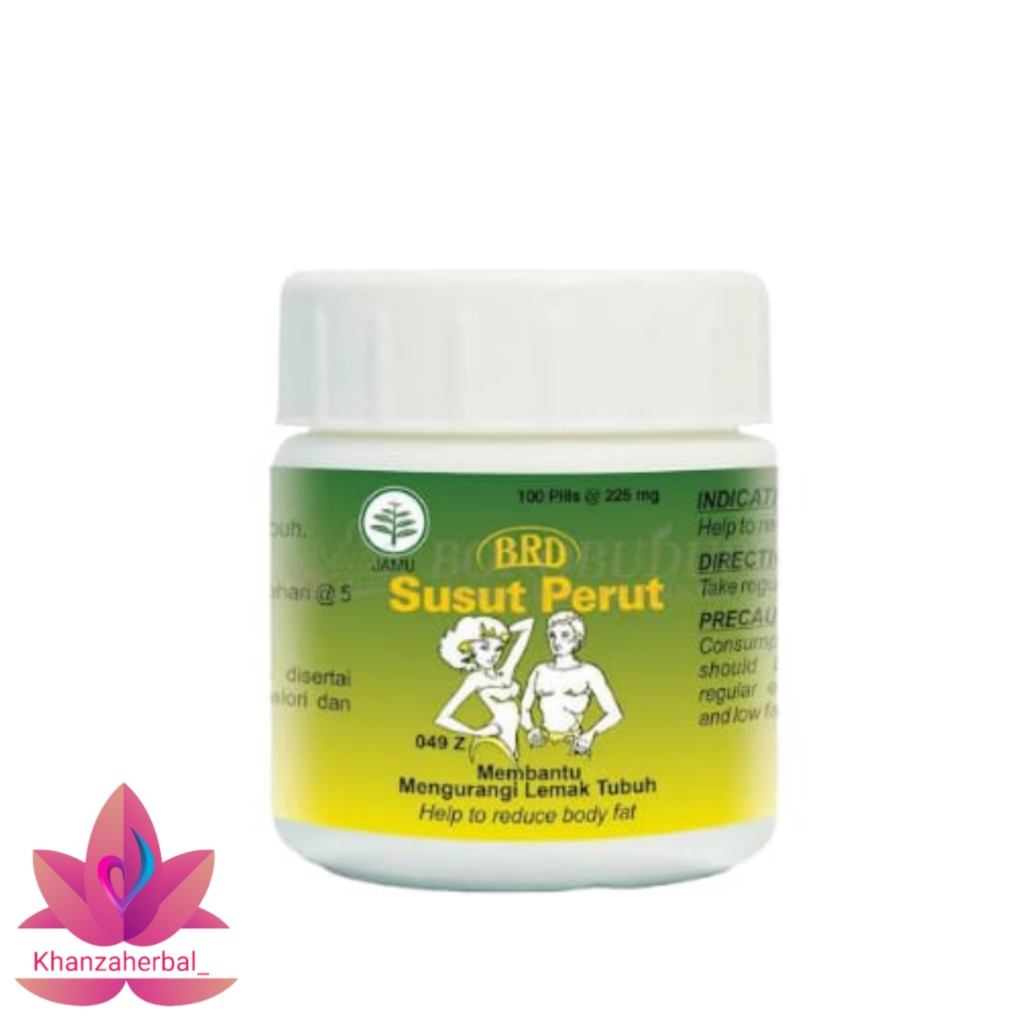 Susut Perut Borobudur 100Pill | Membantu Mengurangi Lemak Tubuh | Susut Perut BRD