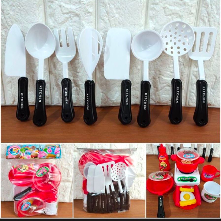 MAINAN ANAK MASAK MASAKAN KITCHEN LM 10 / MAINAN ANAK KITCHEN LM 10 LENGKAP DENGAN ALAT MEMASAK