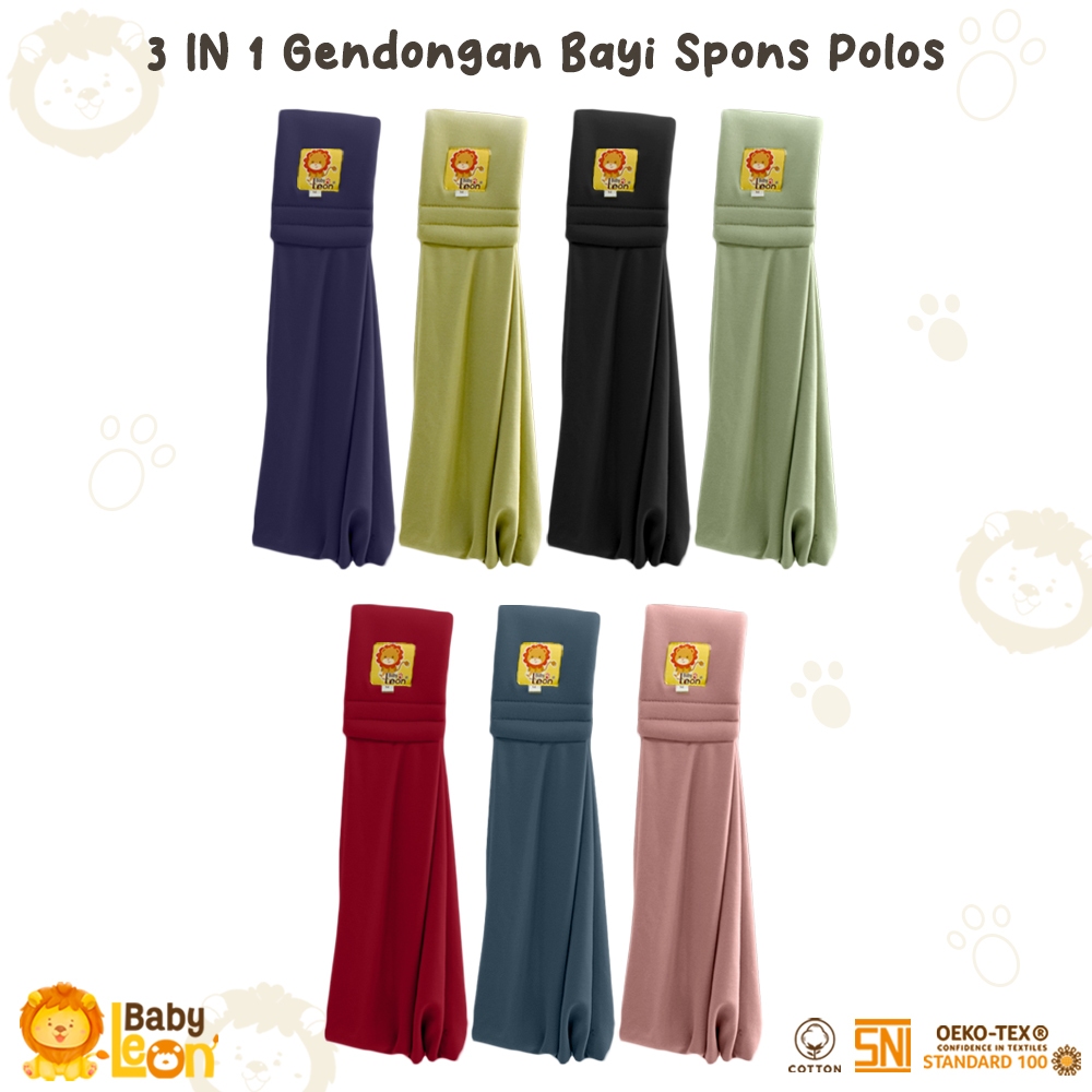 YZ2 BABY LEON 3in1 Gendongan Bayi Samping GEOS Spons Gendongan Bayi Gendongan M Shape Gendongan Bayi