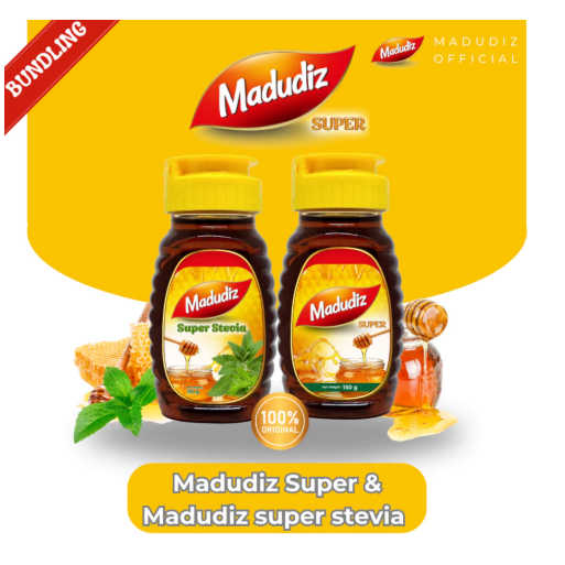 

Madudiz 150gr - Madu Super dan Madu Ektrak Daun Stevia
