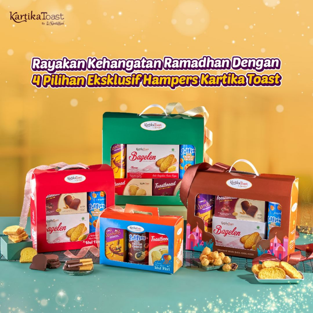 

Paket Hadiah Hampers Parcel Lebaran Spesial Kartika Toast by Kartika Sari Original