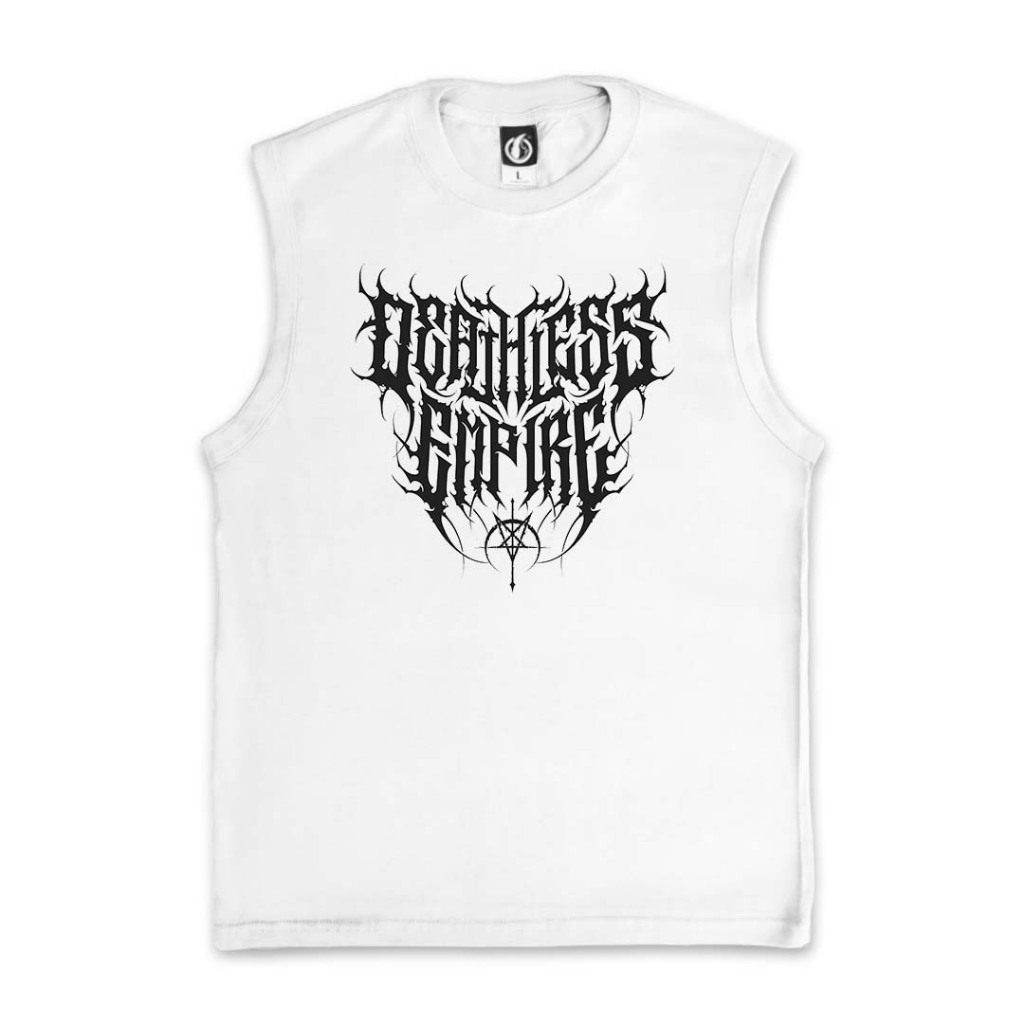 DEATHLESS KAOS SINGLET | SL VADEMORT | PUTIH | TANKTOP | SINGLET SERIES