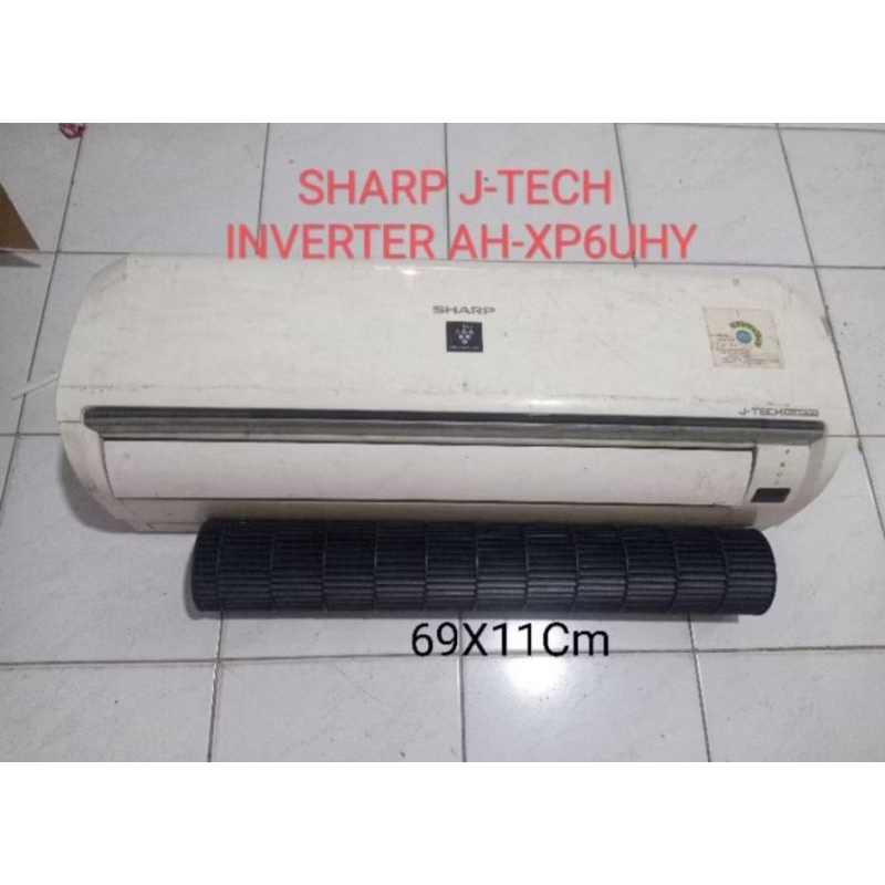 BLOWER FAN INDOOR AC SHARP INVERTER J-TECH AH-XP6UHY/10UHY ORIGINAL