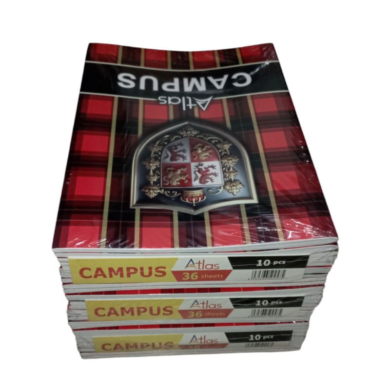 

Buku Tulis Campus Boxy 36 lembar 1 pack isi 10 pcs (ATLAS) / BUKU BIG BOSS / BUKU PANJANG BESAR
