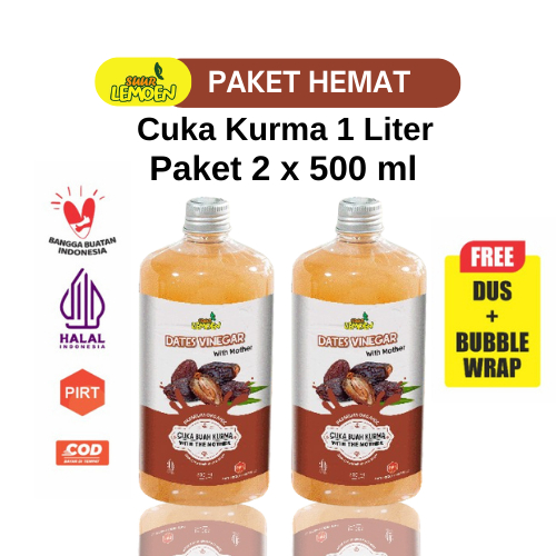 

Suur Lemoen Cuka Kurma 500 ML Original With Mother Premium Detox Diet Halal Di Konsumsi - herbalinajaindonesia