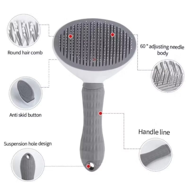 Sisir grooming profesionel sisir untuk grooming hewan peliharaan