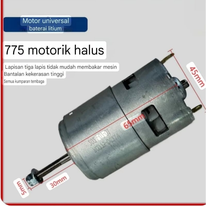 Dinamo DC Motor RS-775 775 24V 12V-24V Potong Rumput Grinder Table Saw