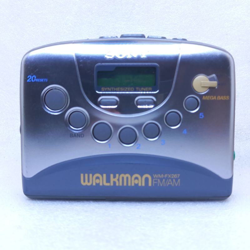 walkman Sony WM-FX267 tape player kaset pita radio fm am mini portable