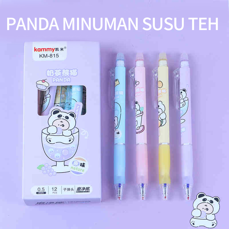 

Pensil tekan yang dapat dihapus, cocok untuk digunakan oleh siswa Warnanya biru kristal