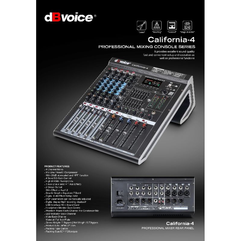 MIXER DBVOICE CALIFORNIA 4 /  CALIFORNIA4