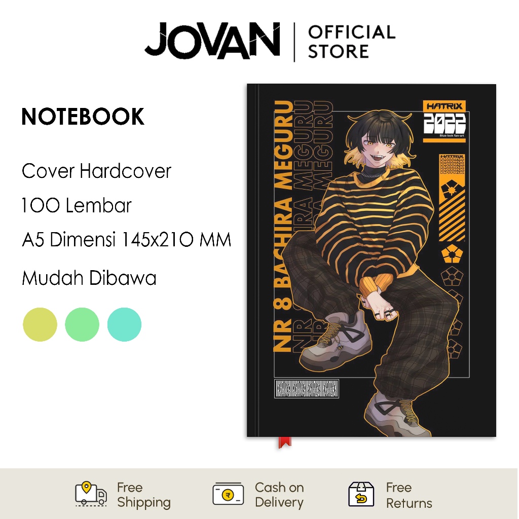 

Notebook Hardcover Custom Blue Lock 4 Buku Tulis Catatan Note Agenda Planner Jurnal Diary Notebook Anime