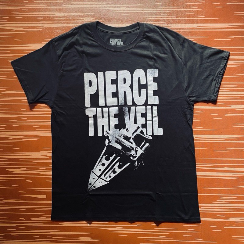 TSHIRT KAOS BAND OFFICIAL PIERCE THE VEIL - LARGE TEXT