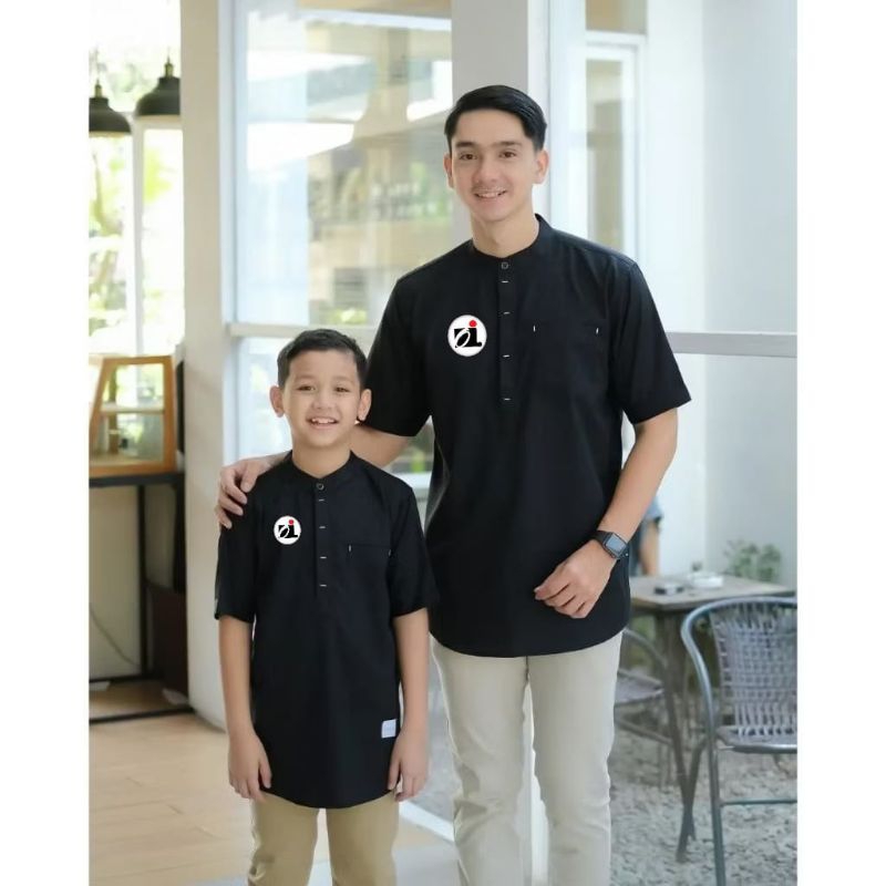 Baju Koko Kurta Oi Iwan Fals Couple Anak Ayah