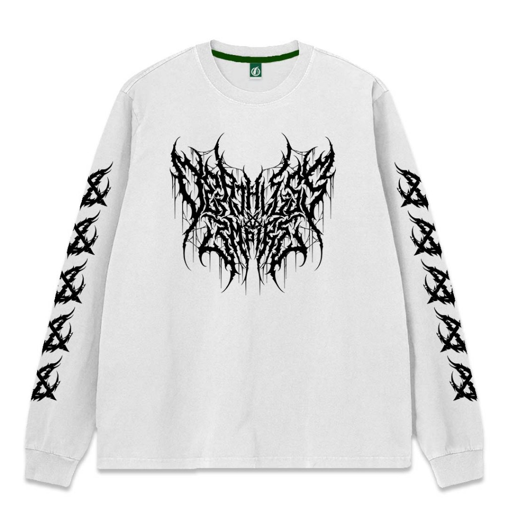 DEATHLESS KAOS LENGAN PANJANG | DAGAL | PUTIH | LS SERIES