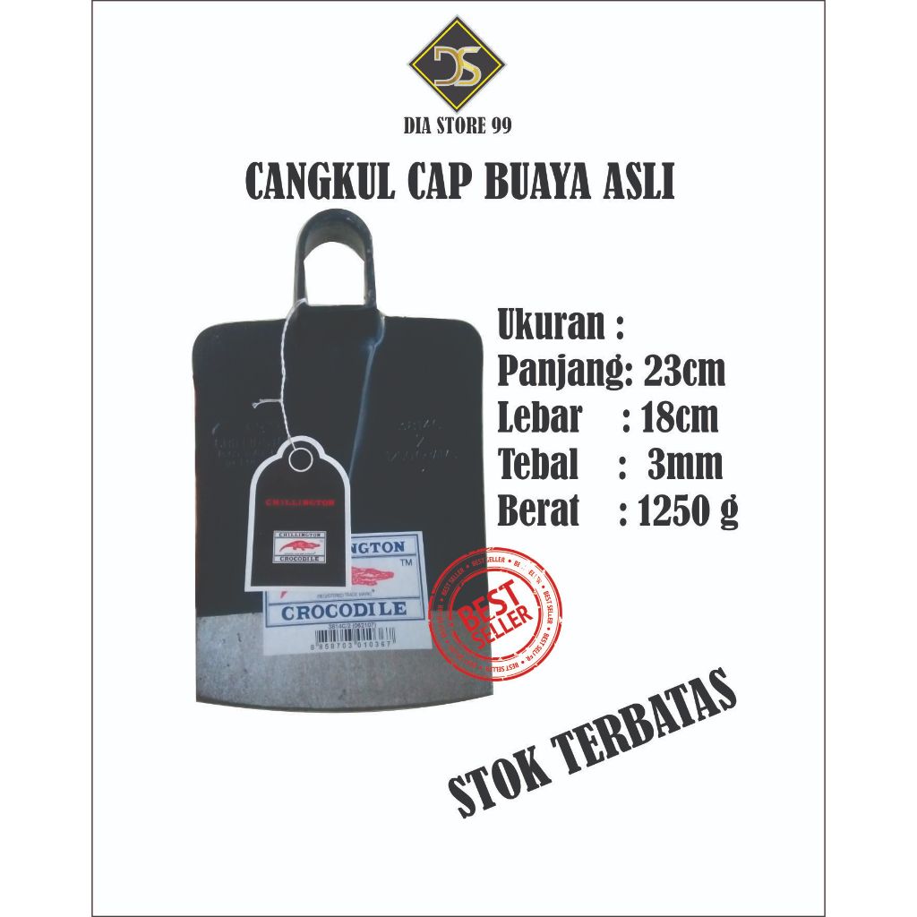 ORIGINAL cangkul cap buaya asli landuk pacul cangkul sawah pacol kebun in england