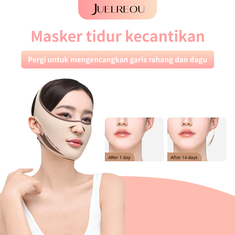 [JUELREOU]Alat Kecantikan Gaya Korea Topeng Wajah untuk Menghilangkan Keriput / Bernapas dan Elastis