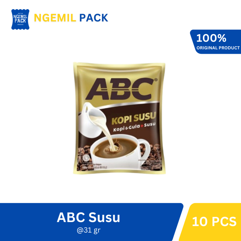 

ABC Kopi Susu Renceng Isi 10pcs @31Gr