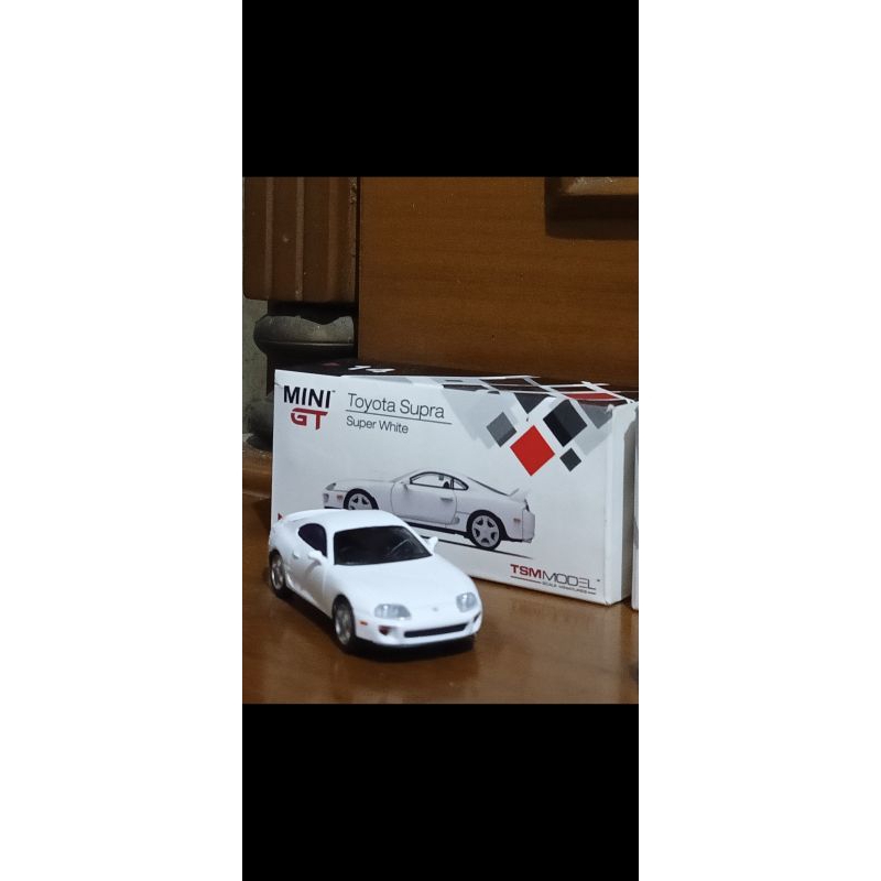 Mini GT Supra mk4 standar, mini gt Supra white