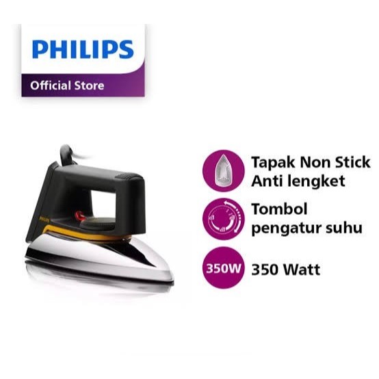 Setrika Philips Classic HD 1172 350W Original