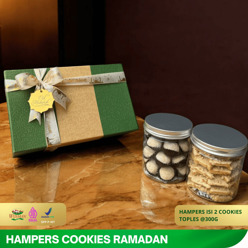 

PARCEL HAMPERS 2 KUE KERING PREMIUM COOKIES PARSEL RAMADHAN LEBARAN